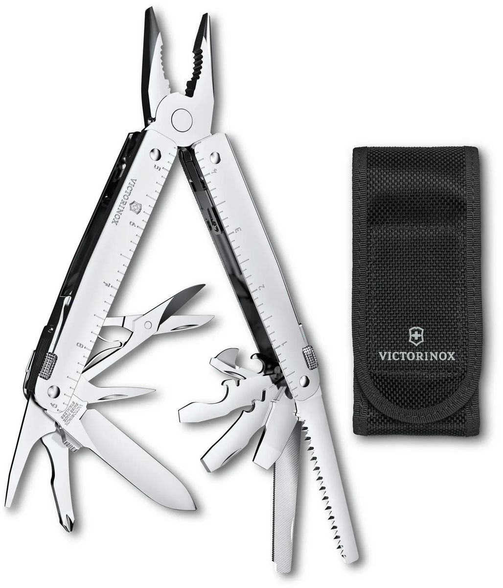 Мультитул Victorinox Swiss Tool MX, 26 функций,  серебристый [3.0327.mn]